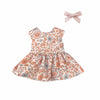 Peach Peekaboo Dress
